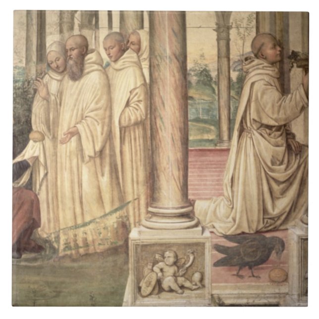 A vida de St. Benedict (fresco) (detalhe) 2 (Frente)