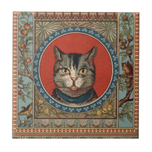 A vida do gato do vintage para amantes do gatinho