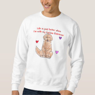 A vida do golden retriever é apenas melhor camisa