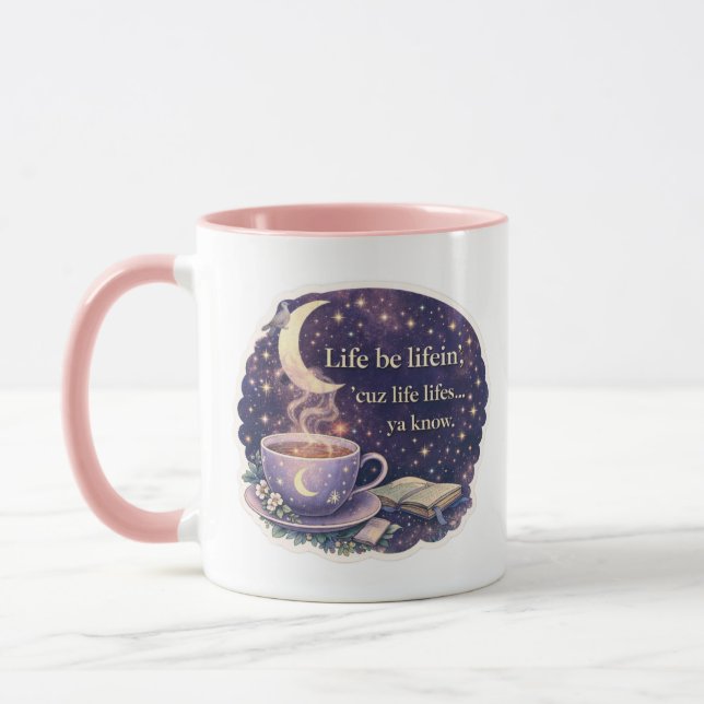 A Vida é a Vida – Citação - V1 - caneca (Esquerda)