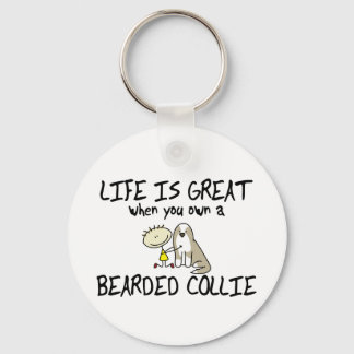 A vida é Chaveiro de Collie com Excelente (Fawn)