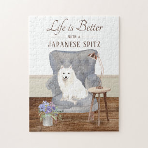 A Vida É Com Um Quebra-cabeça Japonês Spitz Jig