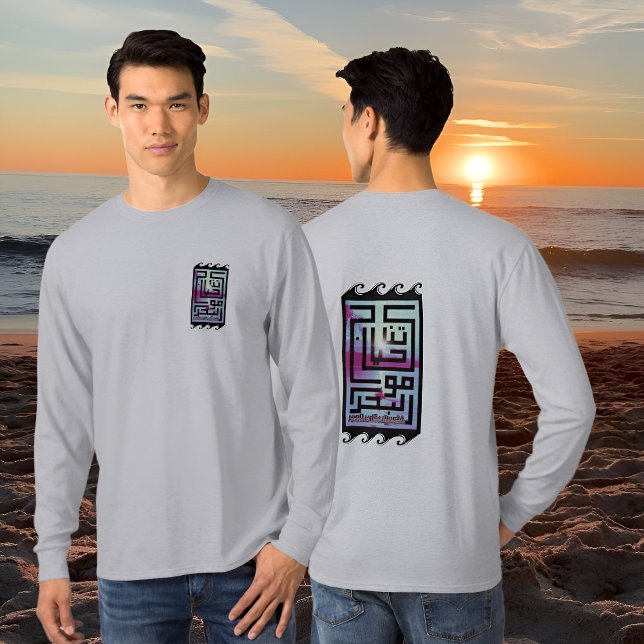 A vida é como as ondas do oceano citam a camisa (Criador carregado)