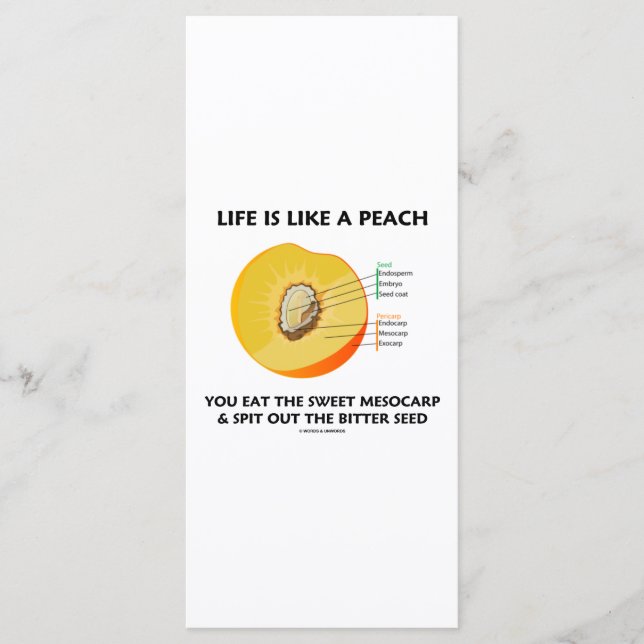 A Vida É Como Um Pêssego Que Come Um Malho Doce Qu (Frente)