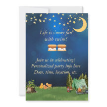 A vida é mais divertida com o convite dos gêmeos