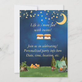 A vida é mais divertida com o convite dos gêmeos