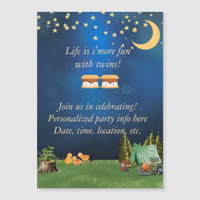 A Vida É Mais Divertida Com O Convite Magnético De (Frente)