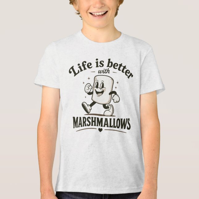 A vida é melhor com marshmallows (Frente)