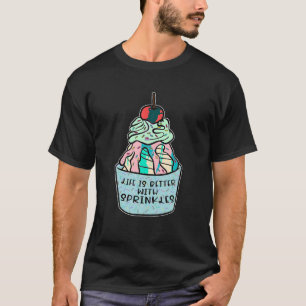 A Vida É Melhor Com O Sorvete Espelha A Camisa