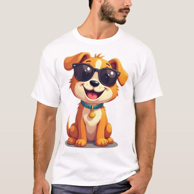 A Vida é Melhor Com um Cachorro – Camiseta Fofa pa (Frente)