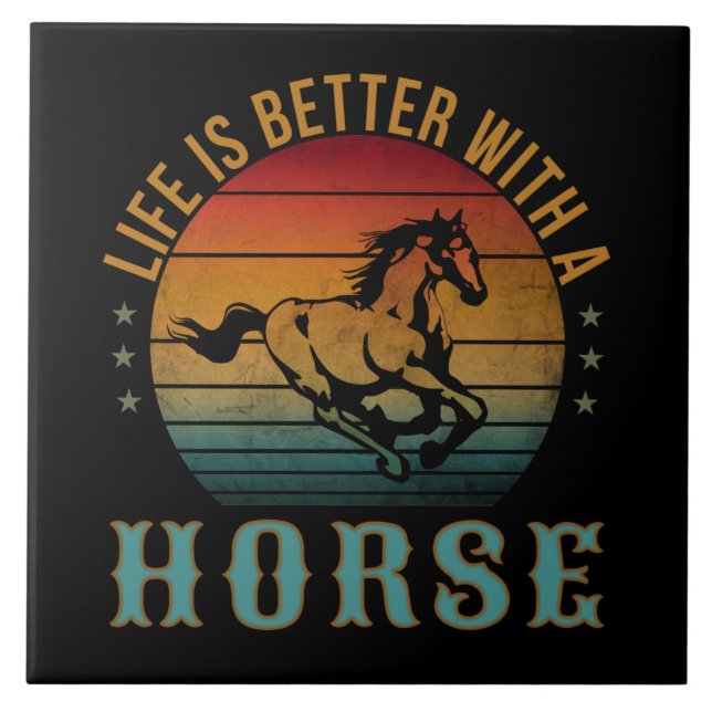 A VIDA É MELHOR COM UM CAVALO (Frente)
