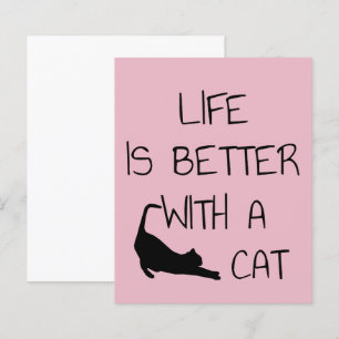 A Vida É Melhor Com Um Gato - Amantes De Gato