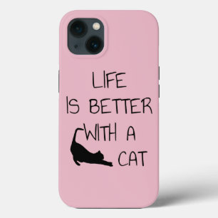 A Vida É Melhor Com Um Gato - Amantes de Gatos