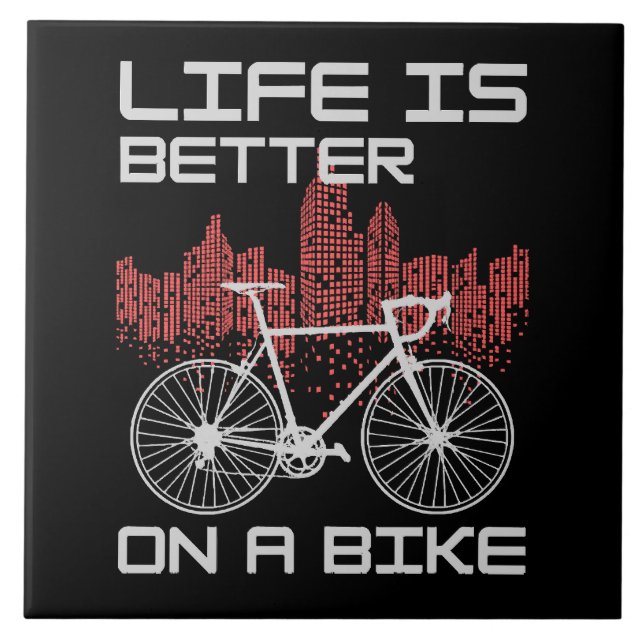 A vida é melhor de bicicleta (Frente)