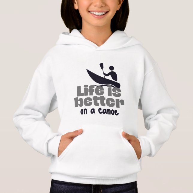 A vida é melhor em uma canoa (Frente)