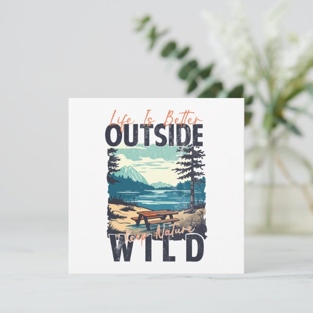 A Vida É Melhor Fora - Aventura Natureza (Em pé/Frente)