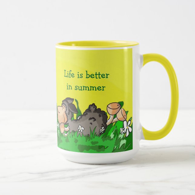 A vida é melhor na caneca do verão (Direita)