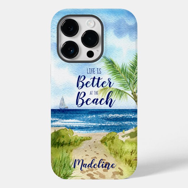 A vida é melhor na praia (Verso)