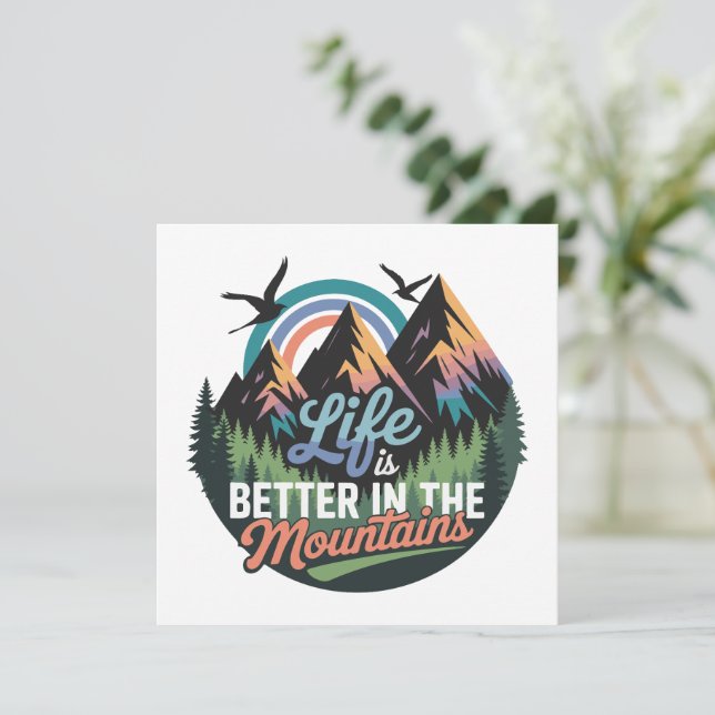 A vida é melhor nas montanhas - o empreendimento n (Em pé/Frente)