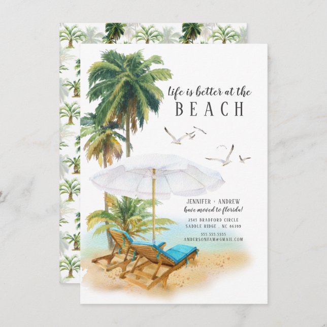 A Vida É Melhor No Anúncio De Movimentação Da Prai (Frente/Verso)