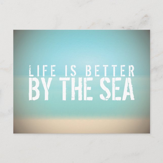 A vida é melhor no cartão postal de paisagem de pr (Frente)