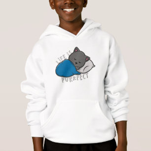 A vida é perfeita - Hoodie Gato Dormindo
