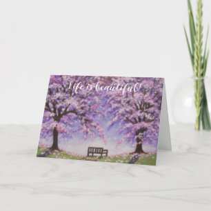 A vida é um belo cartão de saudação de aposentador