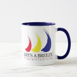 A vida é um Breeze™_Paint-The-Wind_St. Caneca d