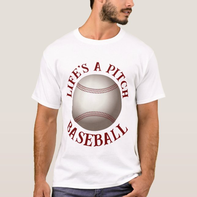 A vida é um passo - Camisa T-Baseball Unisex (Frente)