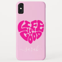 A Vida É Uma Boa capas de iphone De Casos De Nome