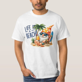 A vida é uma camiseta de praia