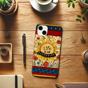 A vida é uma inspiração de cotação de aventura