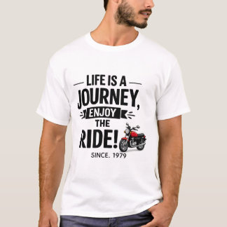 A Vida É Uma Jornada Aproveite A Viagem Camisa De
