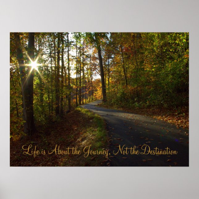 A vida é uma jornada - Poster (Frente)