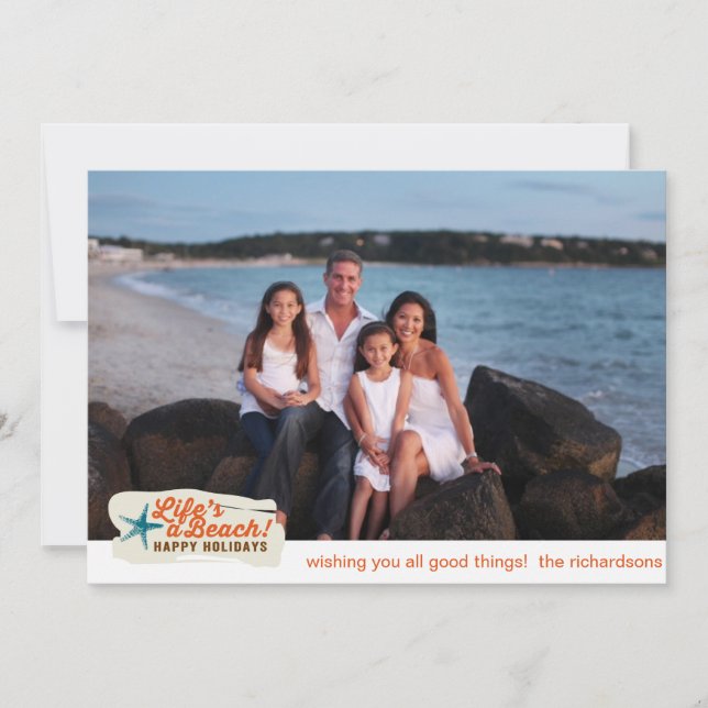 A vida é uma praia! (Frente)