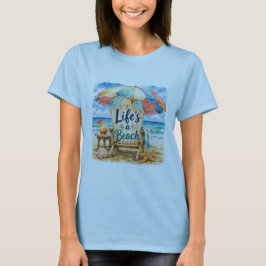A Vida É Uma Praia - Camiseta