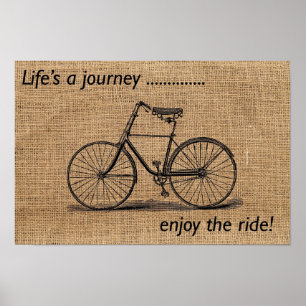 A vida é uma viagem… aprecia o passeio! poster