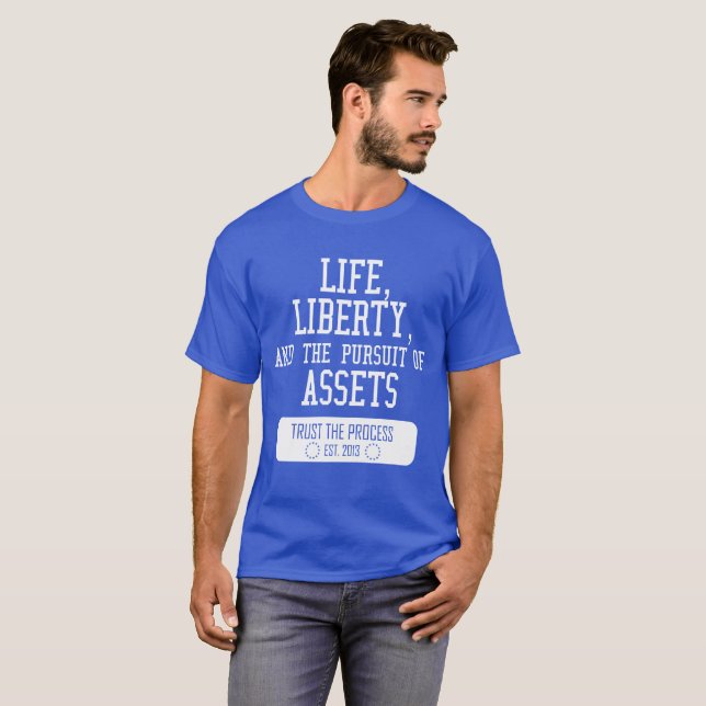 A vida, liberdade, recursos confia a camisa do (Frente Completa)