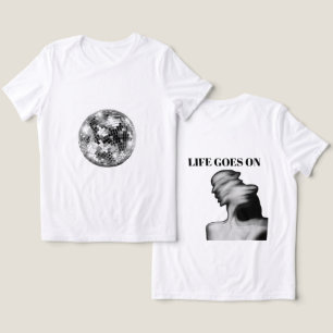 A Vida Passa Pela Camiseta Gráfica