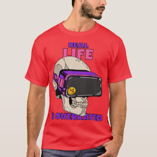 A vida real é uma camiseta Gamer superestimada