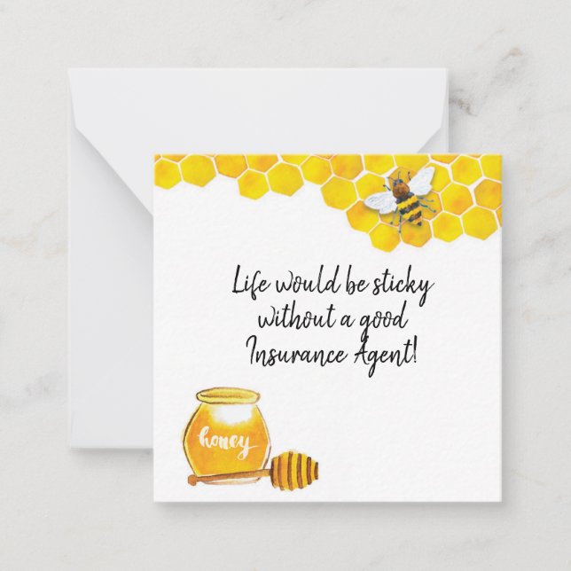 A vida seria um Cartão de visita pegajoso (Frente)