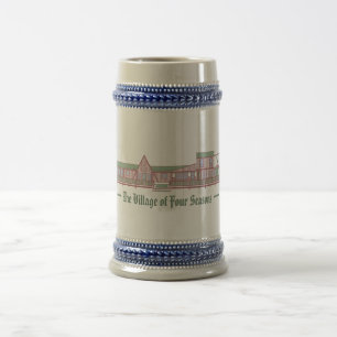A vila da Caneca de cerveja de Quatro Assentos