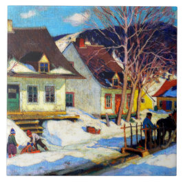 A Vila do Quebec, por Clarence Gagnon
