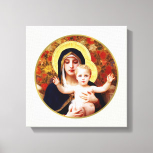 "A Virgem dos Lilões" Canvas de Belas Artes