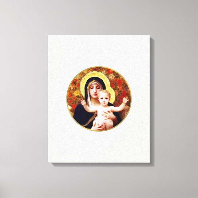 "A Virgem dos Lilões" Canvas de Belas Artes (Frente)
