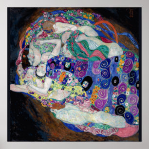 A Virgem, Gustav Klimt Poster
