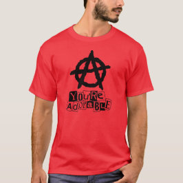 A Você é Adorável Camiseta do símbolo da Anarquia