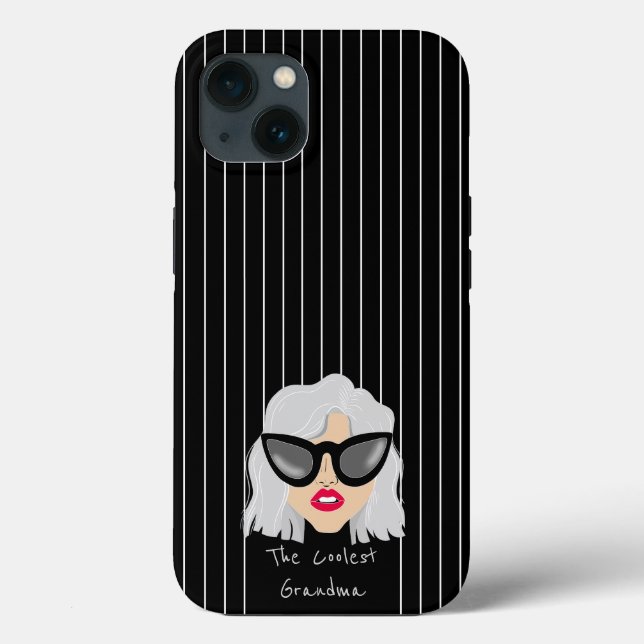 A vovó mais legal com o nome personalizado dos ócu (Verso)