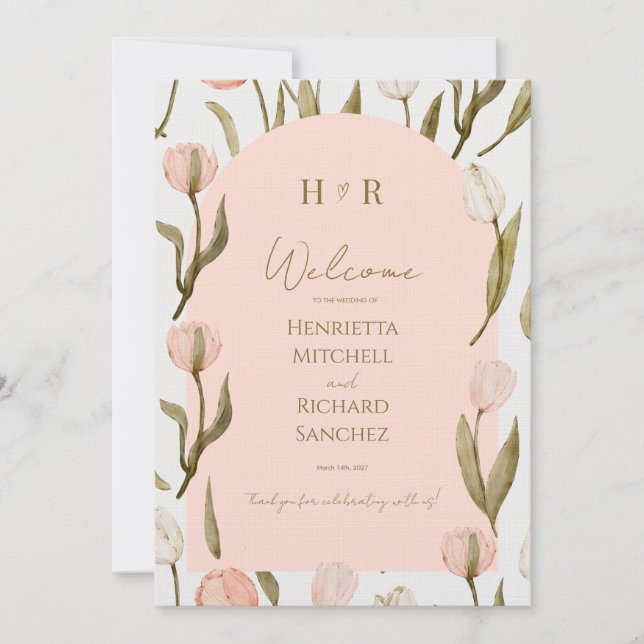 A wedding invitation with a elegant touch for you! (Frente)