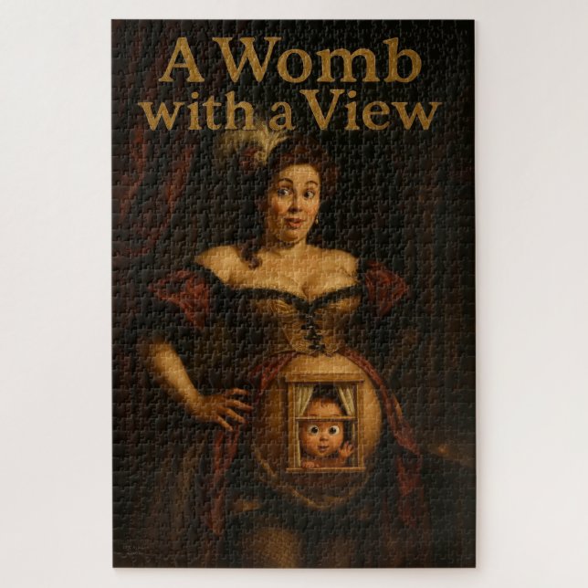 "A Womb with a View" - Quebra-cabeça da Janela Bar (Vertical)